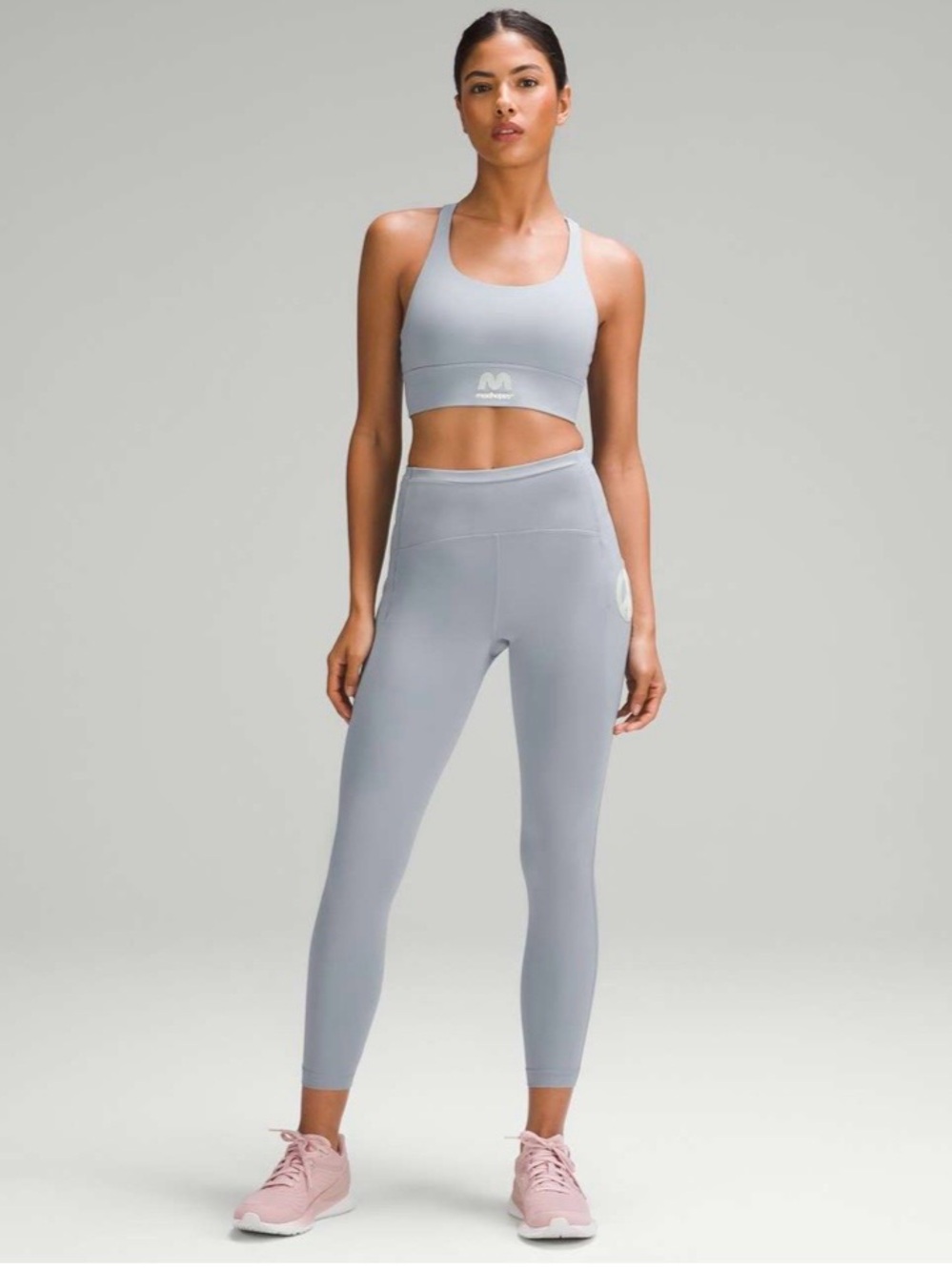 Lululemon collab Madhappy Light Gray High-Rise Leggings 25in